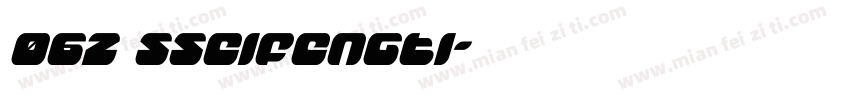 062 SSeifengTi字体转换